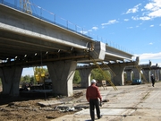 Балаково (Саратовская область). На строительстве моста через Судоходный канал Волги